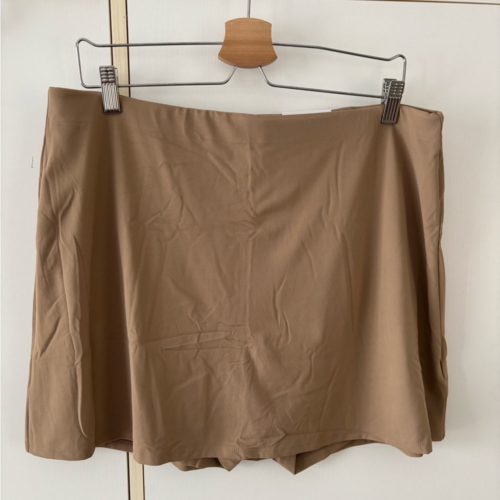 NWT Old Navy Extra High StudioSmooth Tan Tennis Golf Skort Women XL Clean Sporty - Picture 2 of 9